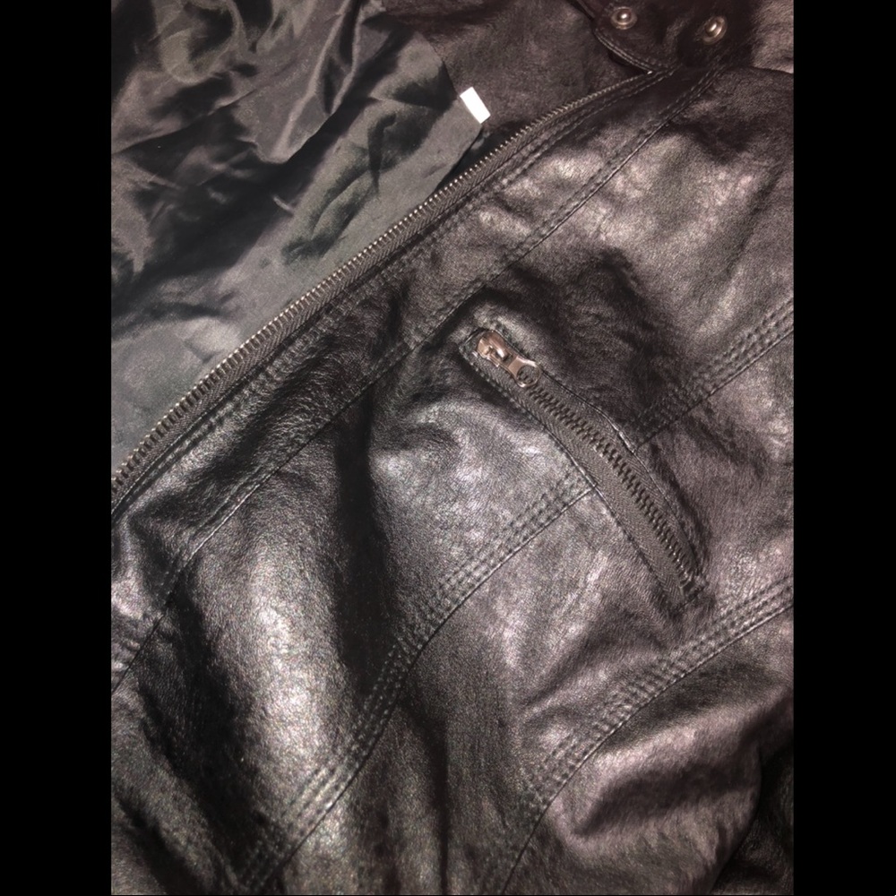 Faux Leather Jacket(PERFECT condition) - Picture 6 of 6
